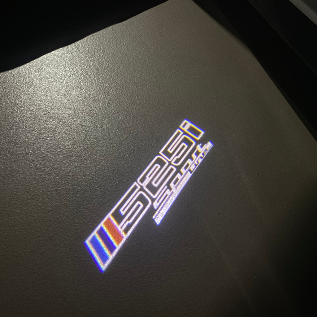 LUCES DE PROYECTOR DEL LOGOTIPO BMW M3 Nr.24 (cantidad 1 = 1 juegos / 2 luces de puerta)