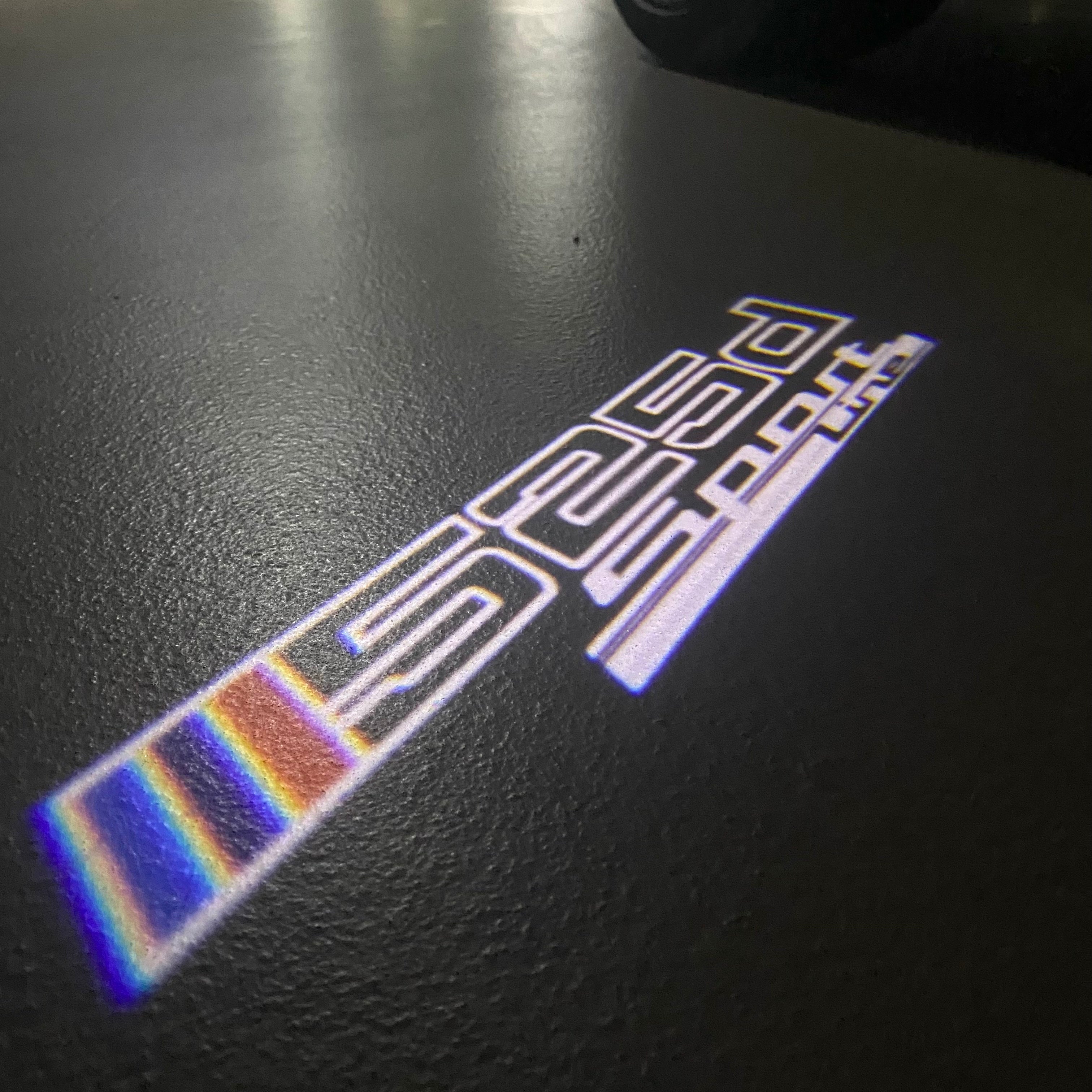 LUCES DE PROYECTOR DEL LOGOTIPO BMW M3 Nr.24 (cantidad 1 = 1 juegos / 2 luces de puerta)