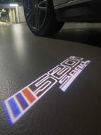 LUCES DE PROYECTOR DEL LOGOTIPO BMW M3 Nr.24 (cantidad 1 = 1 juegos / 2 luces de puerta)