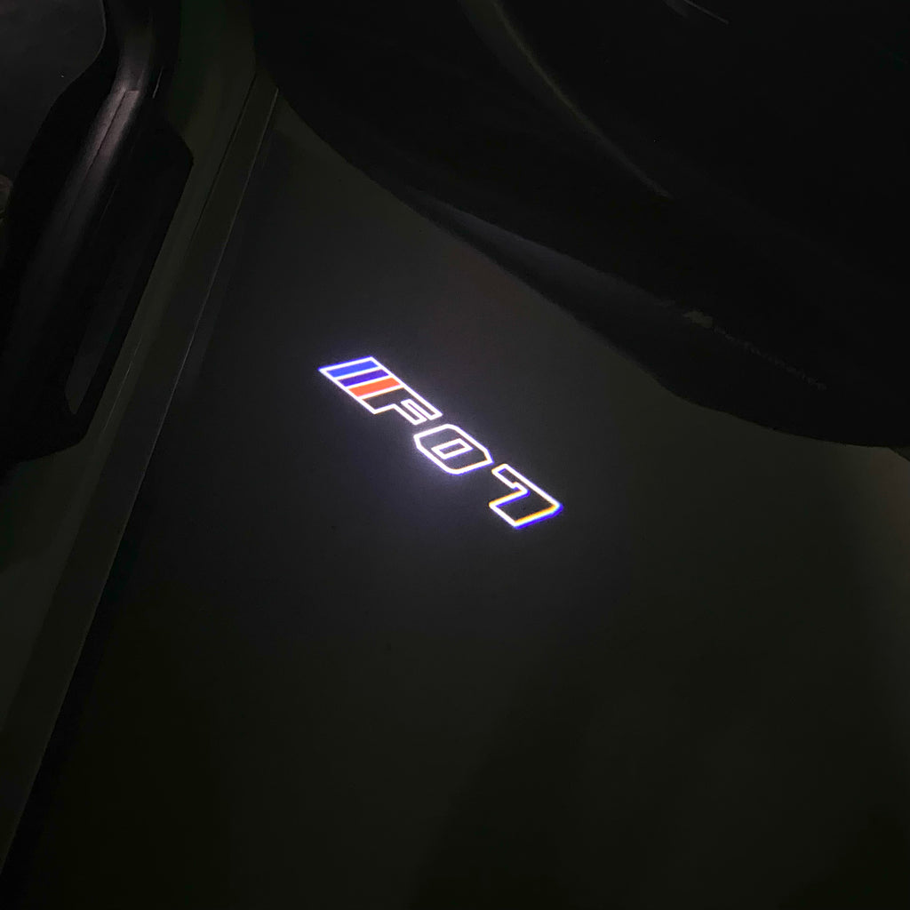 LUCES DE PROYECTOR DEL LOGOTIPO BMW M3 Nr.24 (cantidad 1 = 1 juegos / 2 luces de puerta)