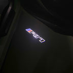 LUCES DE PROYECTOR DEL LOGOTIPO BMW M3 Nr.24 (cantidad 1 = 1 juegos / 2 luces de puerta)