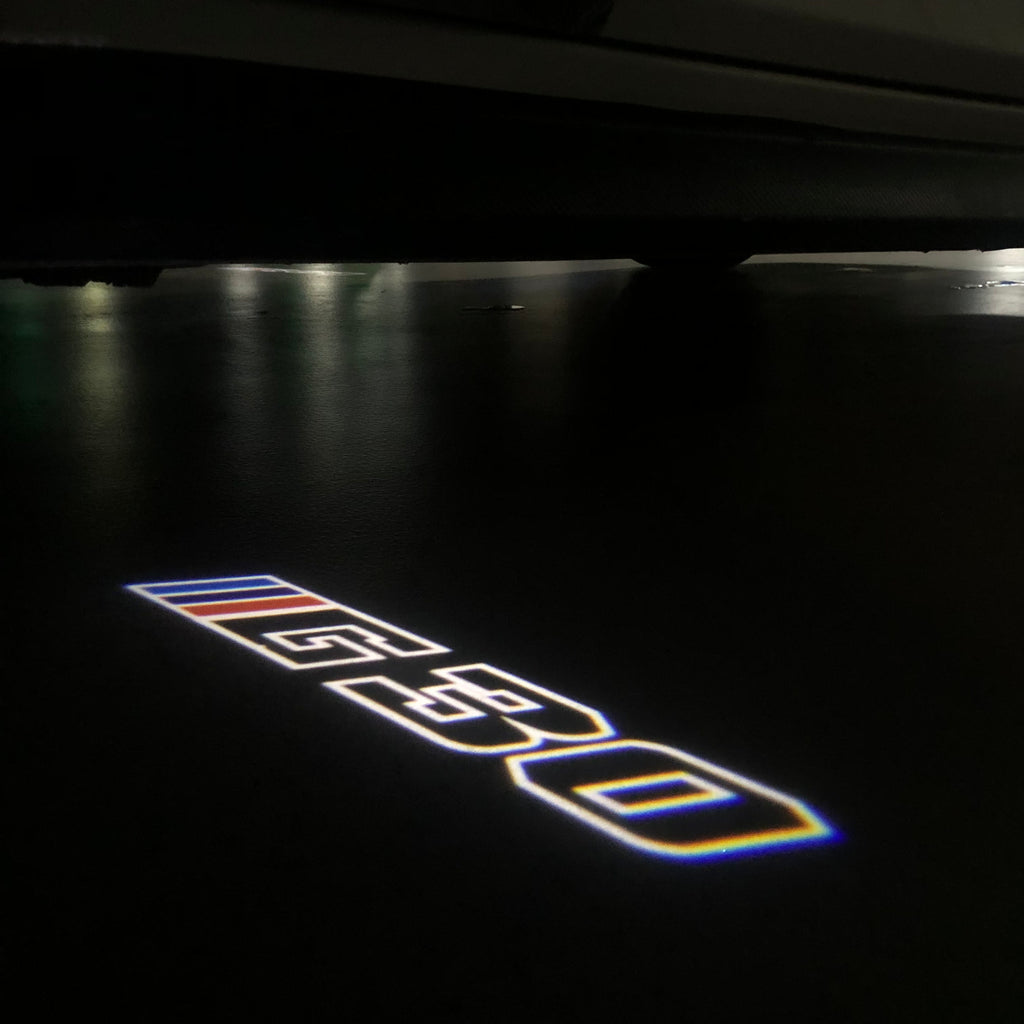 LUCES DE PROYECTOR DEL LOGOTIPO BMW M3 Nr.24 (cantidad 1 = 1 juegos / 2 luces de puerta)
