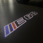 LUCES DE PROYECTOR DEL LOGOTIPO BMW M3 Nr.24 (cantidad 1 = 1 juegos / 2 luces de puerta)