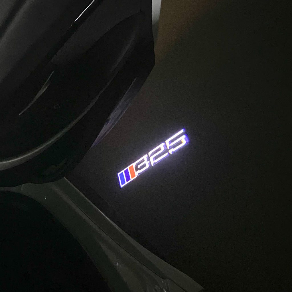 ÉCLAIRAGE DE PROJECTEUR BMW M3 LOGO Nr.24 (quantité 1 = 1 jeux / 2 feux de porte)