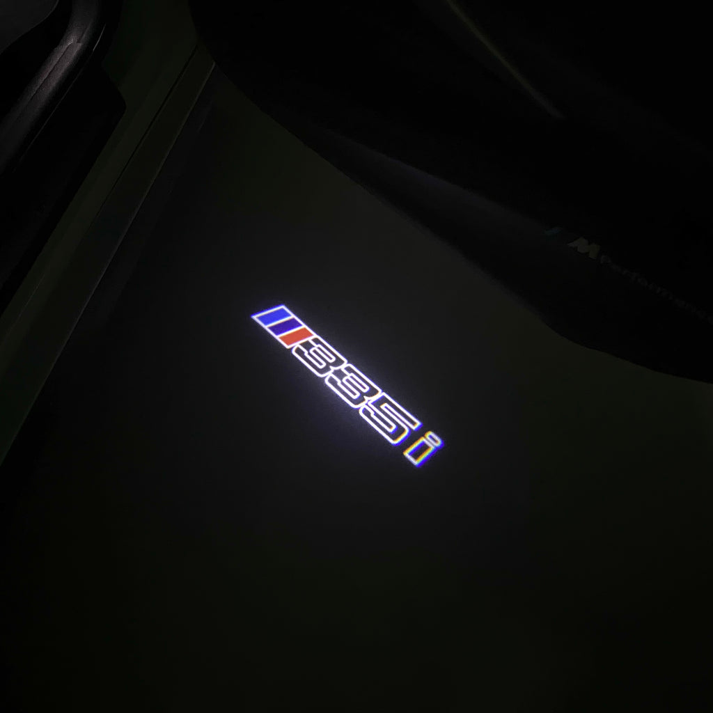 LUCES DE PROYECTOR DEL LOGOTIPO BMW M3 Nr.24 (cantidad 1 = 1 juegos / 2 luces de puerta)