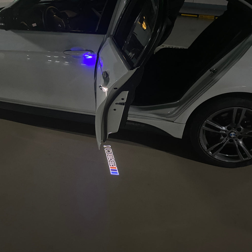 ÉCLAIRAGE DE PROJECTEUR BMW M3 LOGO Nr.24 (quantité 1 = 1 jeux / 2 feux de porte)