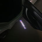 ÉCLAIRAGE DE PROJECTEUR BMW M3 LOGO Nr.24 (quantité 1 = 1 jeux / 2 feux de porte)