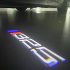 ÉCLAIRAGE DE PROJECTEUR BMW M3 LOGO Nr.24 (quantité 1 = 1 jeux / 2 feux de porte)