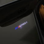 LUCES DE PROYECTOR DEL LOGOTIPO BMW M3 Nr.24 (cantidad 1 = 1 juegos / 2 luces de puerta)