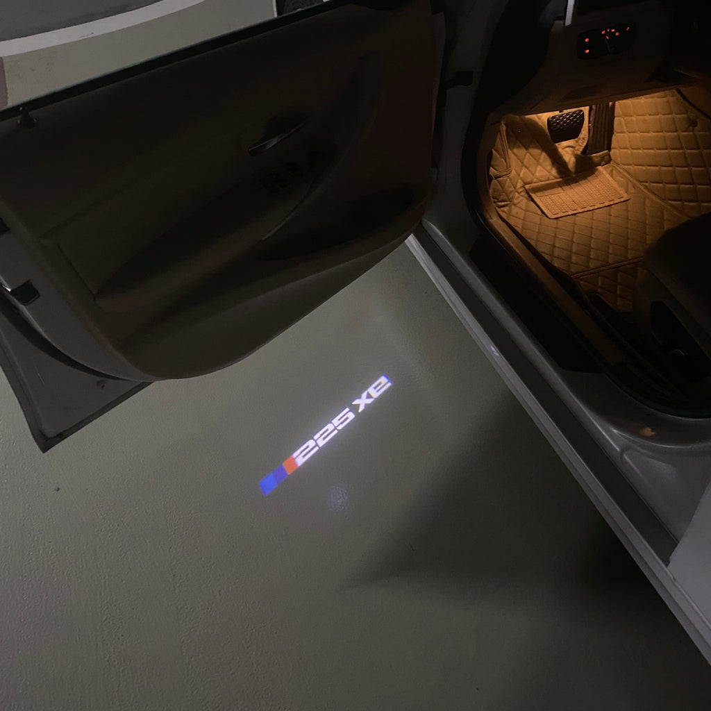 ÉCLAIRAGE DE PROJECTEUR BMW M3 LOGO Nr.24 (quantité 1 = 1 jeux / 2 feux de porte)