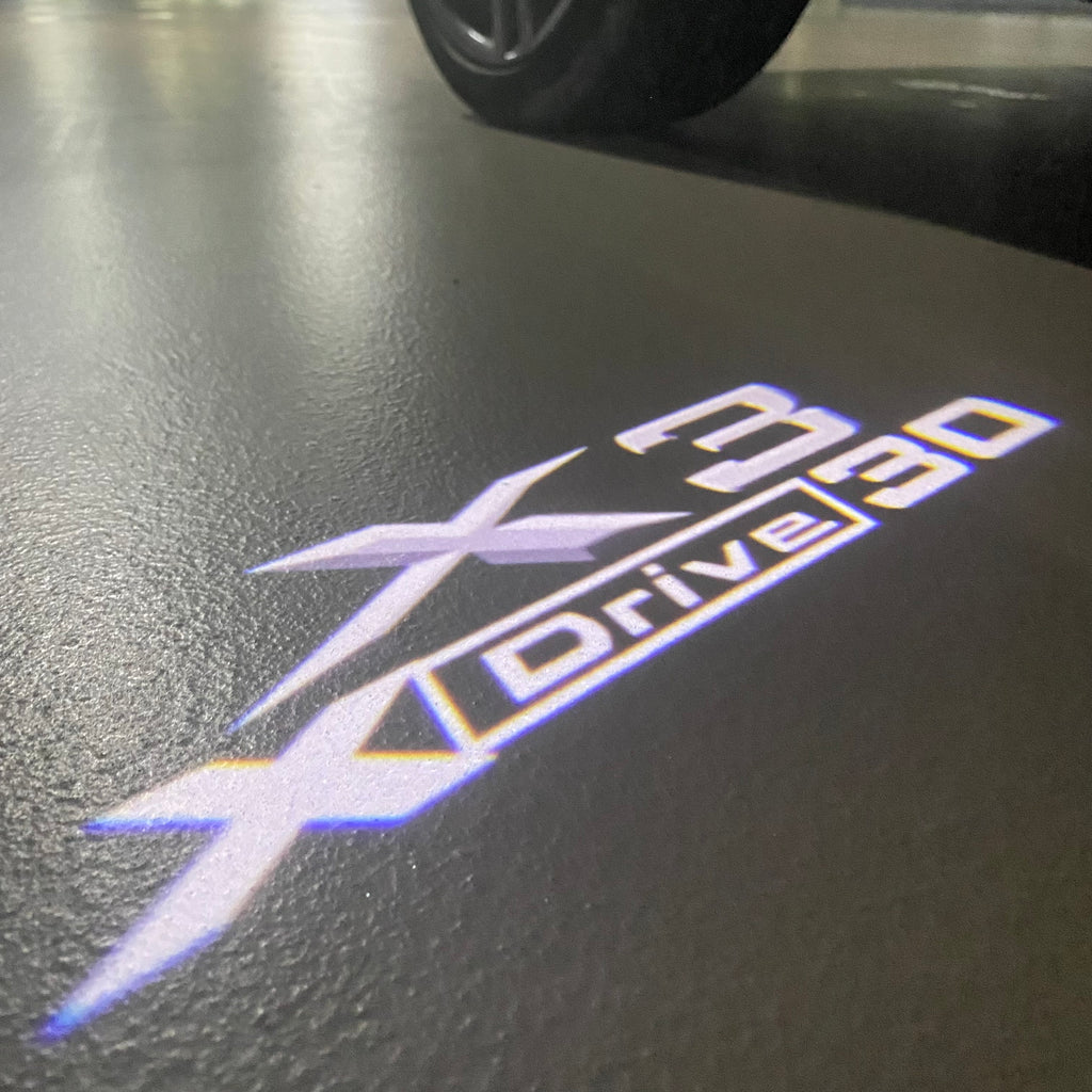 LUCES DE PROYECTOR DEL LOGOTIPO BMW M3 Nr.24 (cantidad 1 = 1 juegos / 2 luces de puerta)