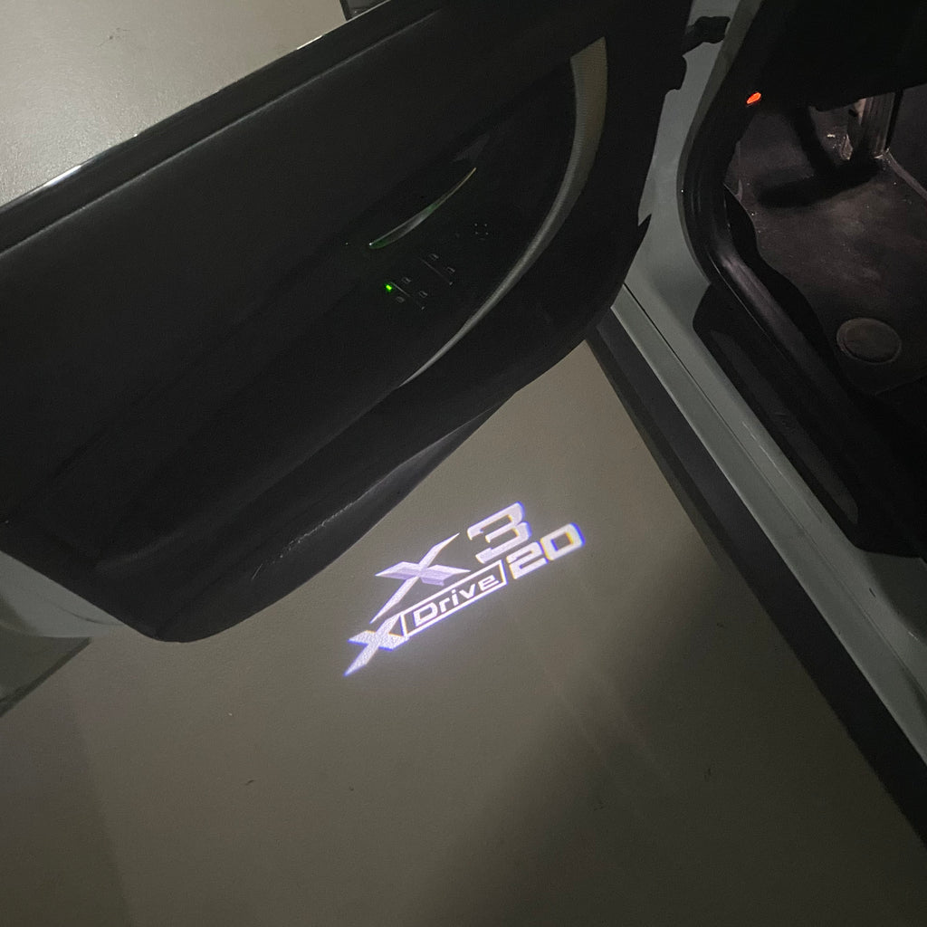 ÉCLAIRAGE DE PROJECTEUR BMW M3 LOGO Nr.24 (quantité 1 = 1 jeux / 2 feux de porte)