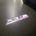 ÉCLAIRAGE DE PROJECTEUR BMW M3 LOGO Nr.24 (quantité 1 = 1 jeux / 2 feux de porte)