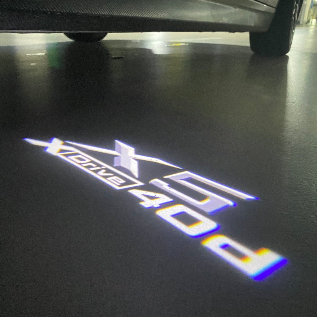 LUCES DE PROYECTOR DEL LOGOTIPO BMW M3 Nr.24 (cantidad 1 = 1 juegos / 2 luces de puerta)