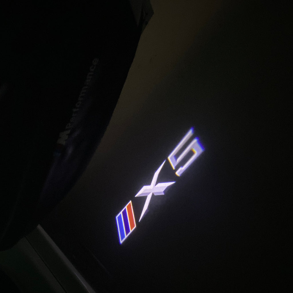 LUCES DE PROYECTOR DEL LOGOTIPO BMW M3 Nr.24 (cantidad 1 = 1 juegos / 2 luces de puerta)
