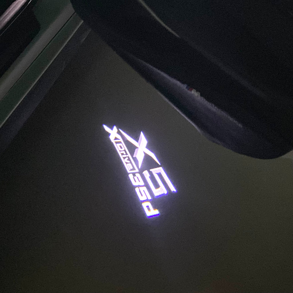 BMW M3 LOGO PROJECTOR LIGHTS Nr.24 (الكمية 1 = 1 مجموعة / 2 أضواء باب)