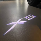 LUCES DE PROYECTOR DEL LOGOTIPO BMW M3 Nr.24 (cantidad 1 = 1 juegos / 2 luces de puerta)