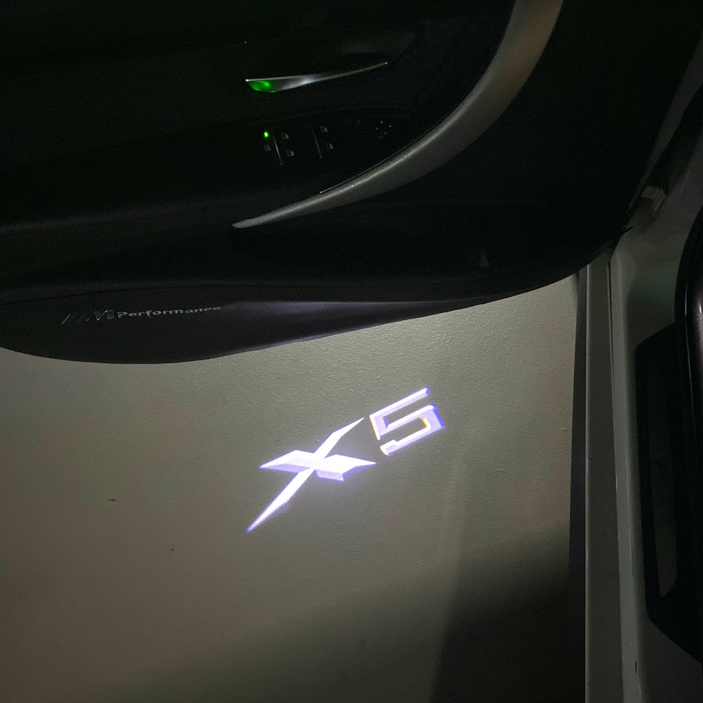 LUCES DE PROYECTOR DEL LOGOTIPO BMW M3 Nr.24 (cantidad 1 = 1 juegos / 2 luces de puerta)