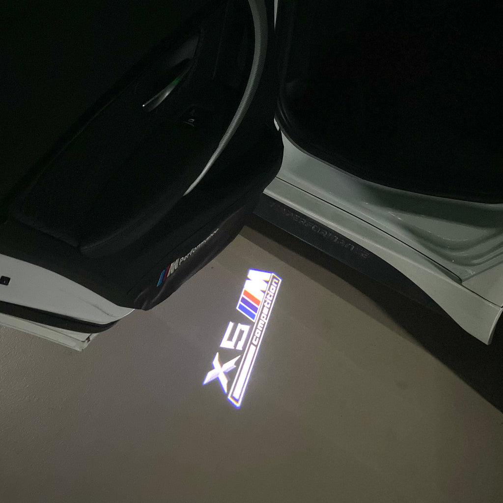 LUCES DE PROYECTOR DEL LOGOTIPO BMW M3 Nr.24 (cantidad 1 = 1 juegos / 2 luces de puerta)