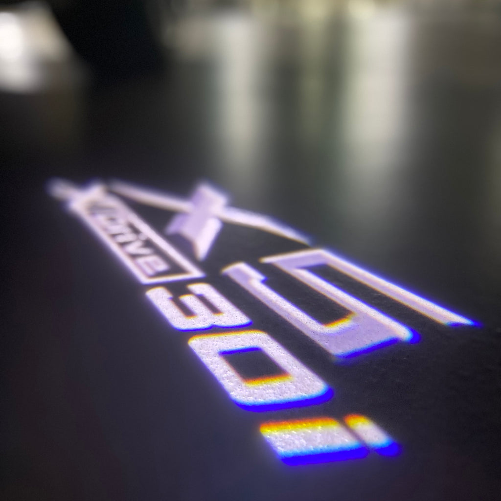 ÉCLAIRAGE DE PROJECTEUR BMW M3 LOGO Nr.24 (quantité 1 = 1 jeux / 2 feux de porte)