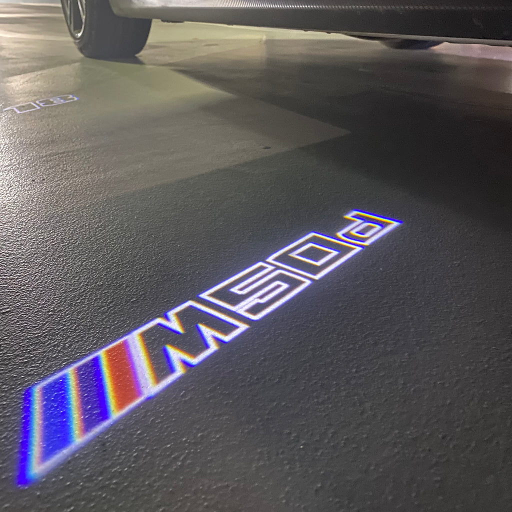 BMW M3 LOGO PROJECTOT LIGHTS Nr.24 (quantità 1 = 1 set/2 luci porta)