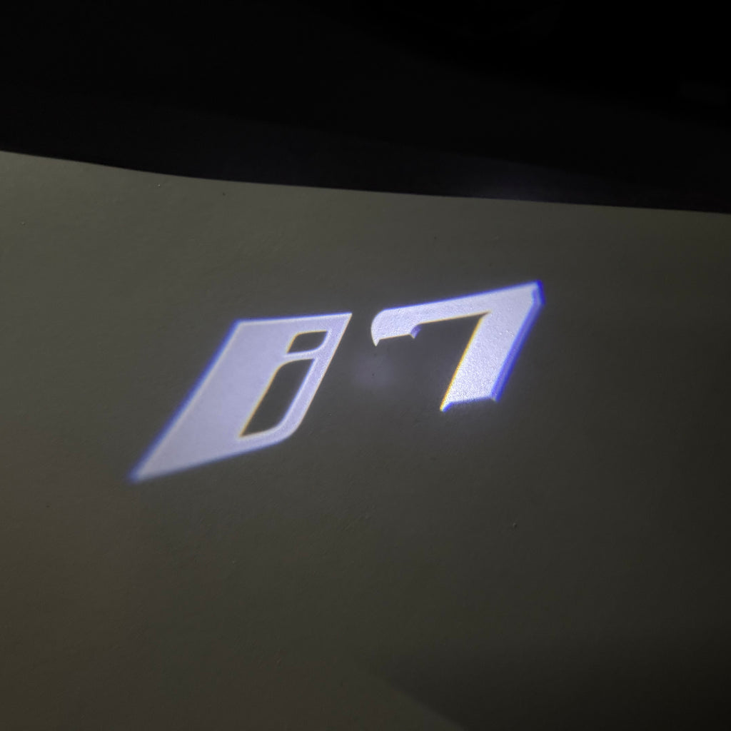 LUCES DE PROYECTOR DEL LOGOTIPO BMW M3 Nr.24 (cantidad 1 = 1 juegos / 2 luces de puerta)