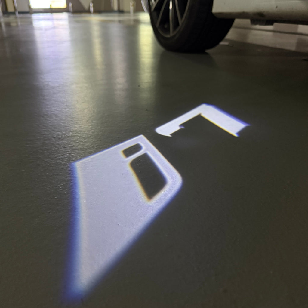 LUCES DE PROYECTOR DEL LOGOTIPO BMW M3 Nr.24 (cantidad 1 = 1 juegos / 2 luces de puerta)