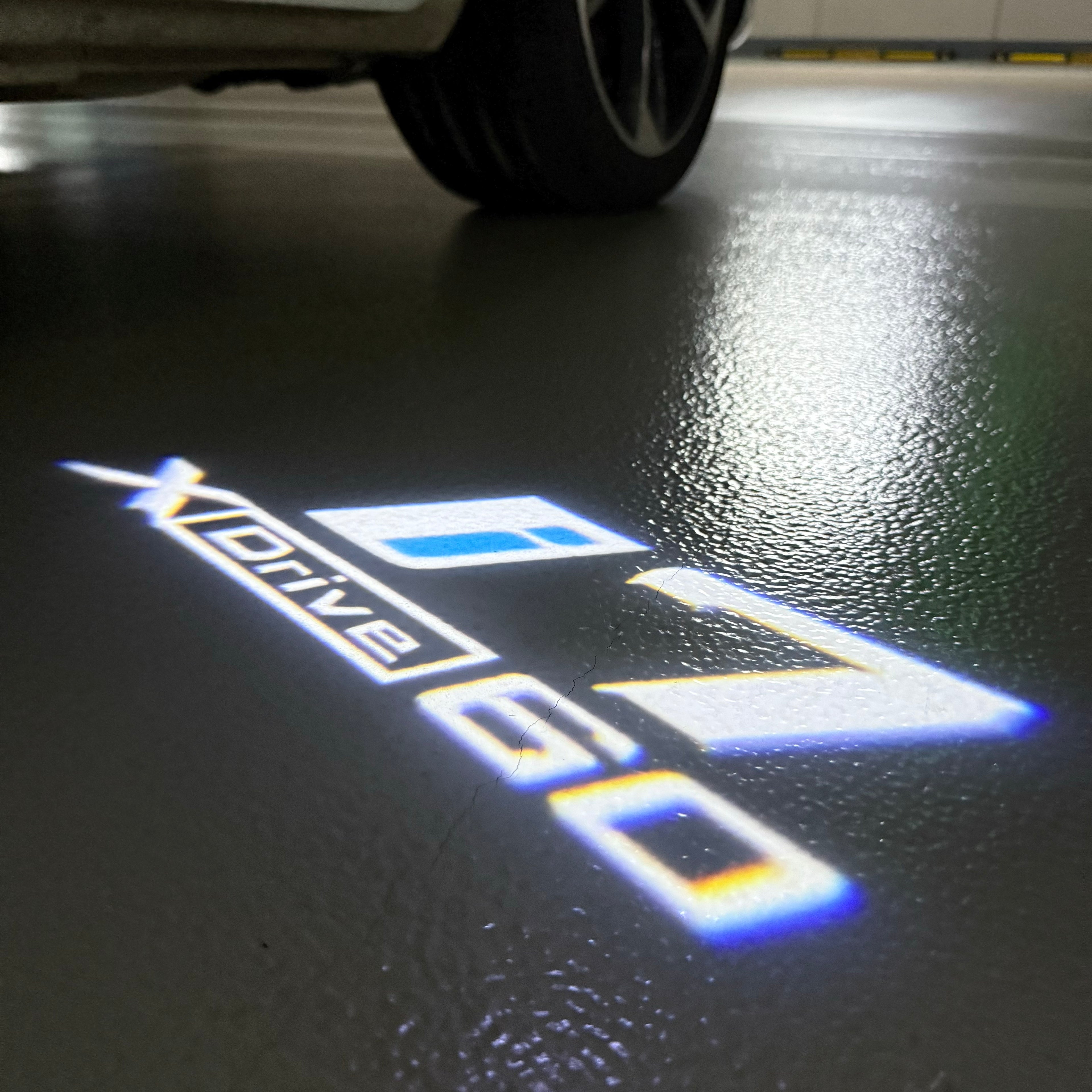 LUCES DE PROYECTOR DEL LOGOTIPO BMW M3 Nr.24 (cantidad 1 = 1 juegos / 2 luces de puerta)