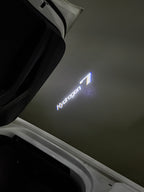 ÉCLAIRAGE DE PROJECTEUR BMW M3 LOGO Nr.24 (quantité 1 = 1 jeux / 2 feux de porte)