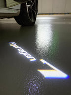 ÉCLAIRAGE DE PROJECTEUR BMW M3 LOGO Nr.24 (quantité 1 = 1 jeux / 2 feux de porte)