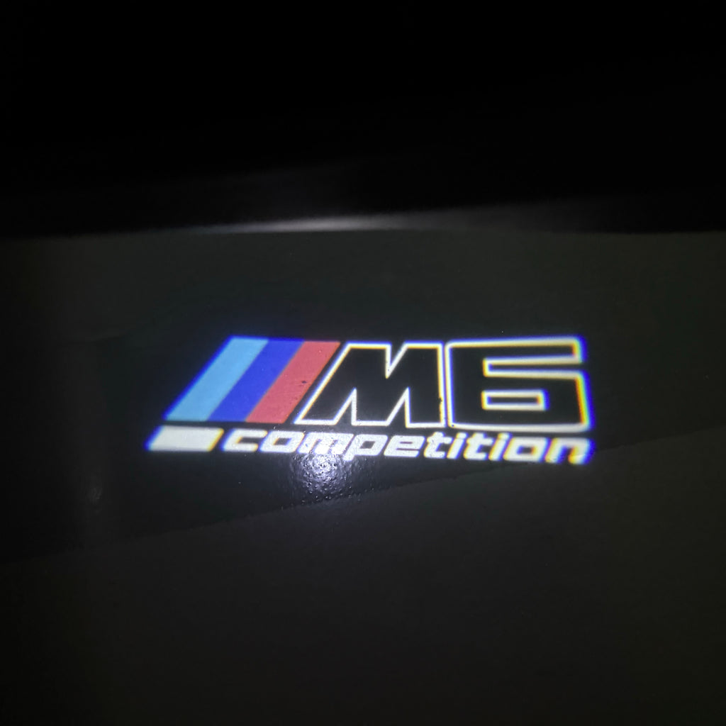 ÉCLAIRAGE DE PROJECTEUR BMW M3 LOGO Nr.24 (quantité 1 = 1 jeux / 2 feux de porte)