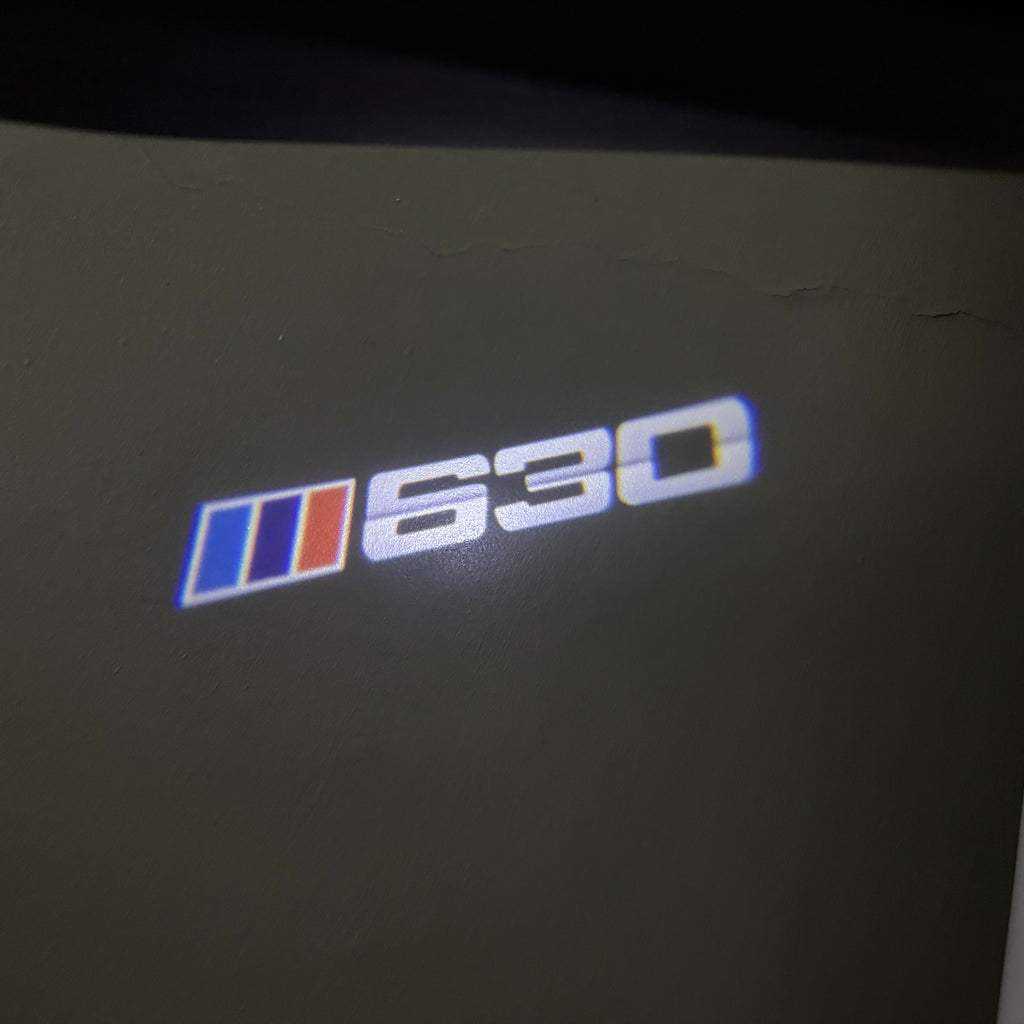 LUCES DE PROYECTOR DEL LOGOTIPO BMW M3 Nr.24 (cantidad 1 = 1 juegos / 2 luces de puerta)