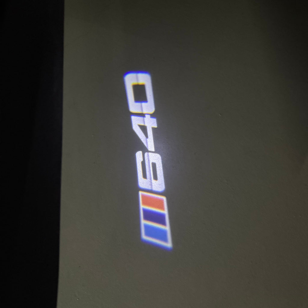 ÉCLAIRAGE DE PROJECTEUR BMW M3 LOGO Nr.24 (quantité 1 = 1 jeux / 2 feux de porte)