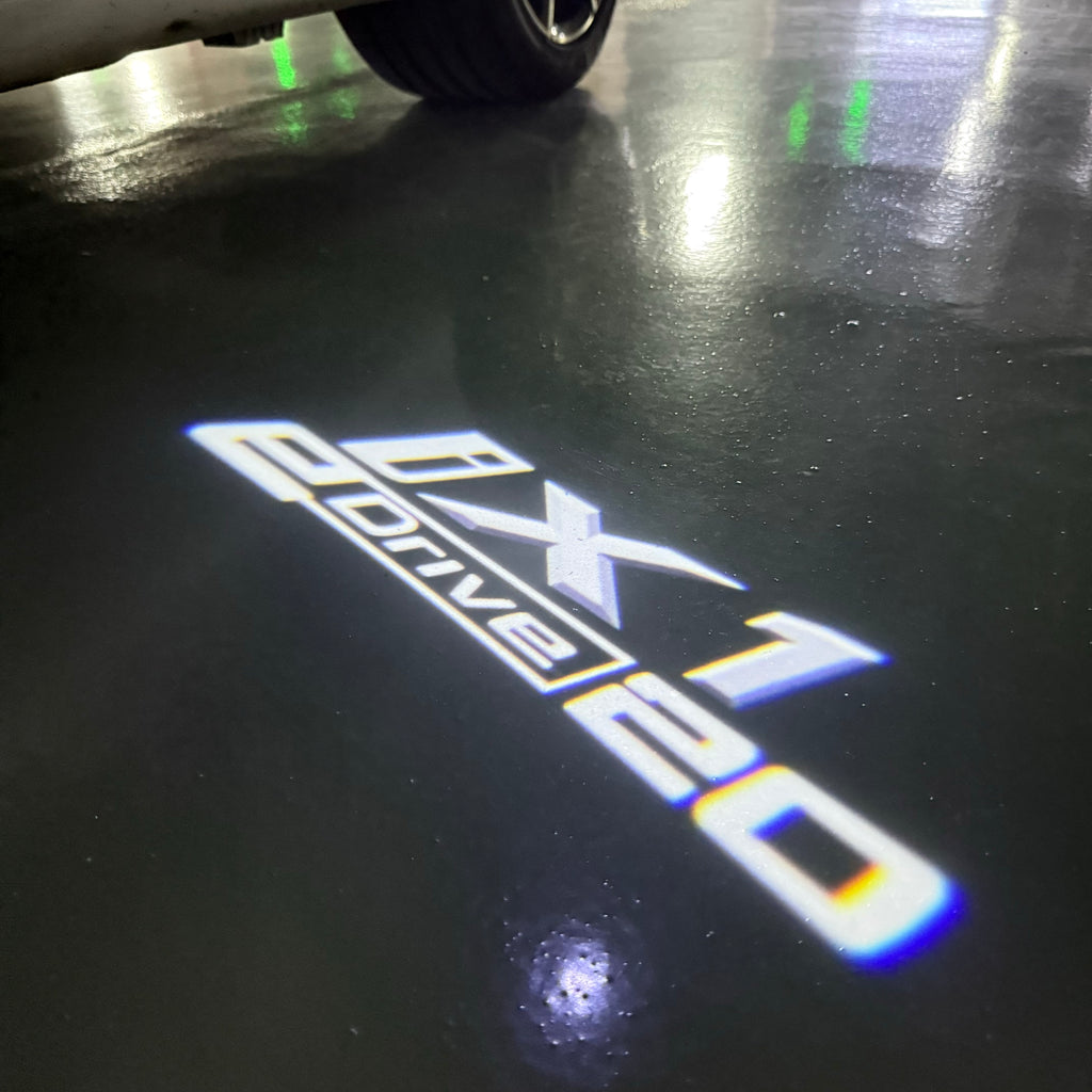 ÉCLAIRAGE DE PROJECTEUR BMW M3 LOGO Nr.24 (quantité 1 = 1 jeux / 2 feux de porte)
