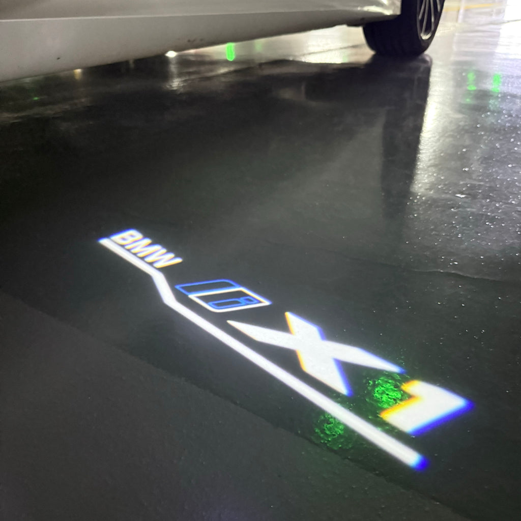 LUCES DE PROYECTOR DEL LOGOTIPO BMW M3 Nr.24 (cantidad 1 = 1 juegos / 2 luces de puerta)