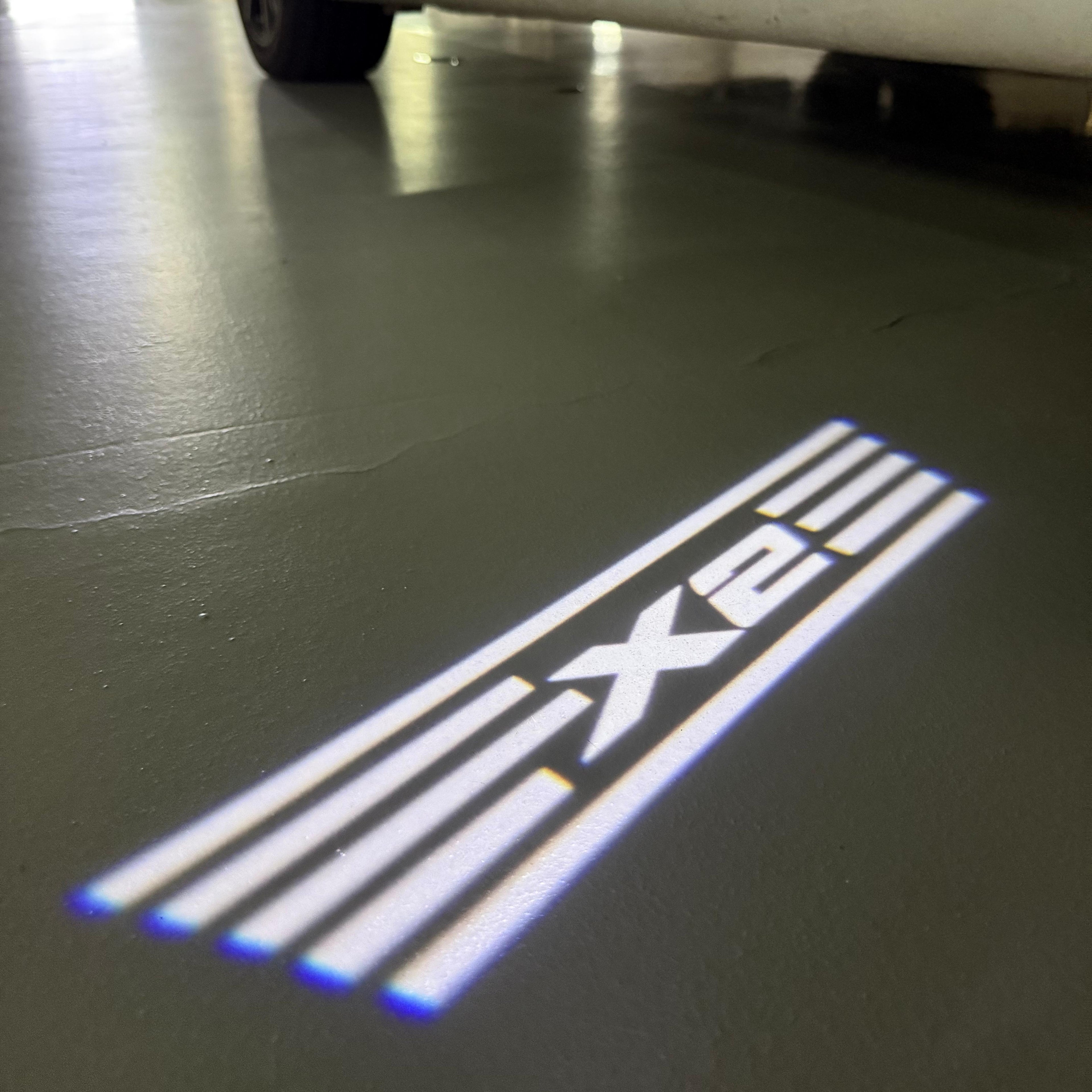 LUCES DE PROYECTOR DEL LOGOTIPO BMW M3 Nr.24 (cantidad 1 = 1 juegos / 2 luces de puerta)