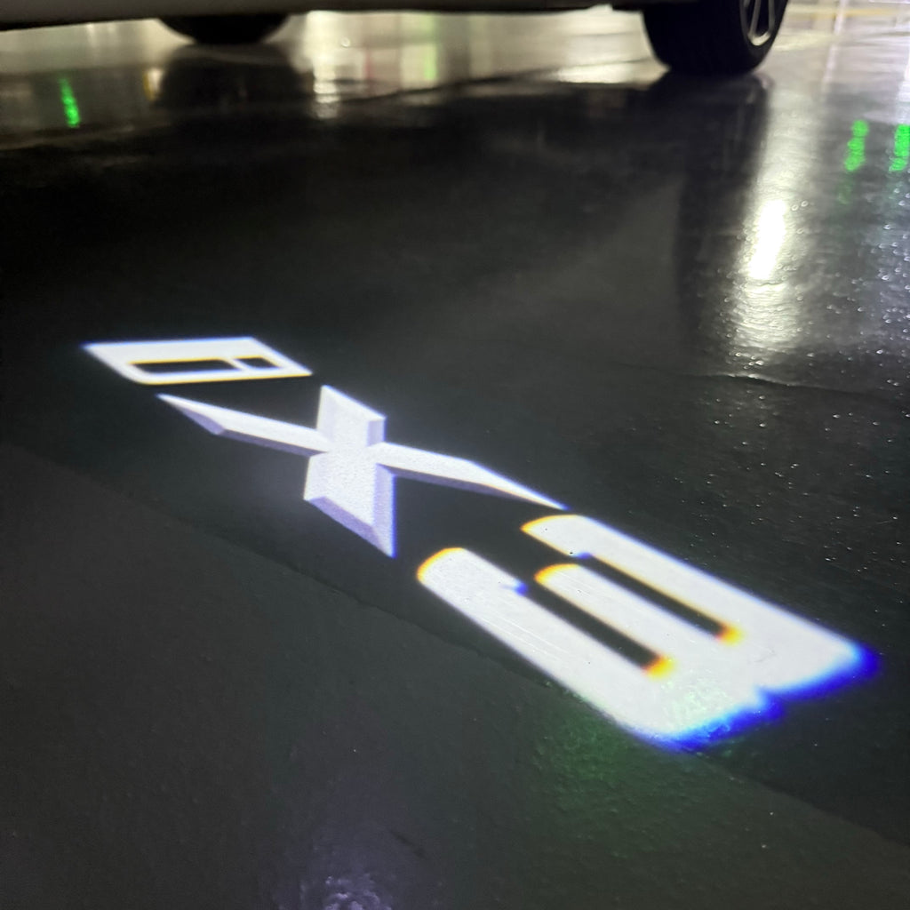 ÉCLAIRAGE DE PROJECTEUR BMW M3 LOGO Nr.24 (quantité 1 = 1 jeux / 2 feux de porte)