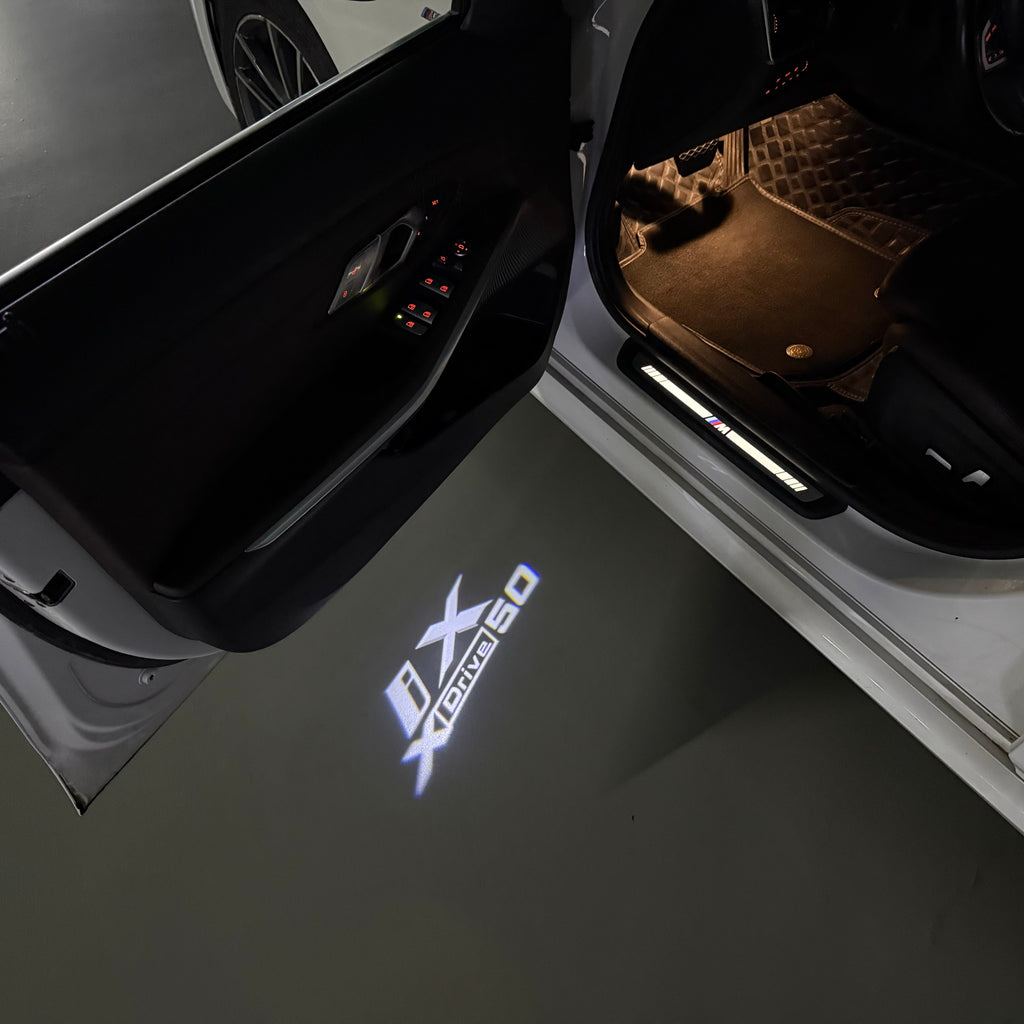 ÉCLAIRAGE DE PROJECTEUR BMW M3 LOGO Nr.24 (quantité 1 = 1 jeux / 2 feux de porte)