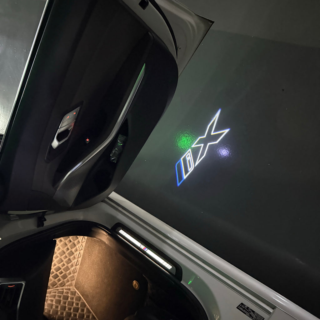 LUCES DE PROYECTOR DEL LOGOTIPO BMW M3 Nr.24 (cantidad 1 = 1 juegos / 2 luces de puerta)