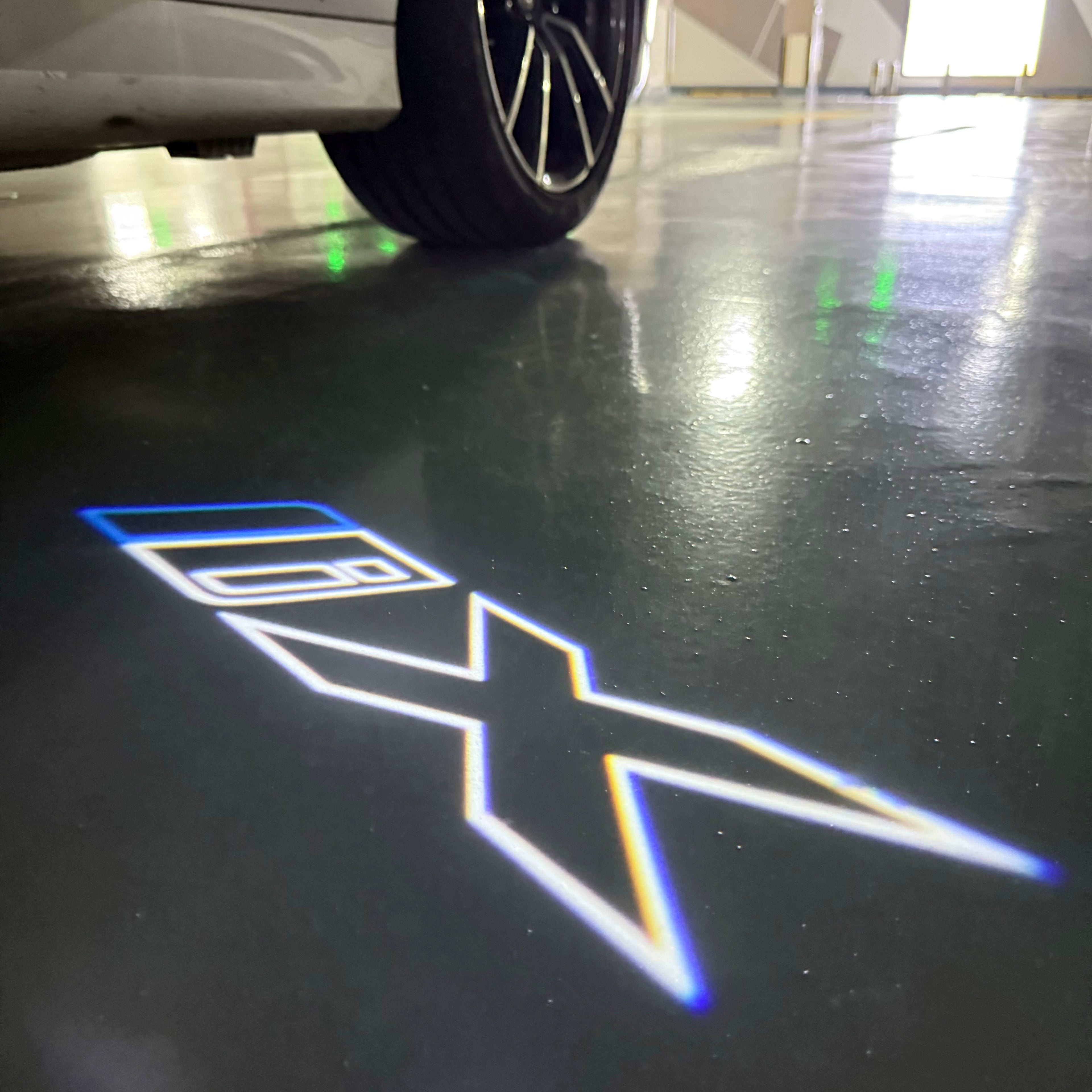 LUCES DE PROYECTOR DEL LOGOTIPO BMW M3 Nr.24 (cantidad 1 = 1 juegos / 2 luces de puerta)