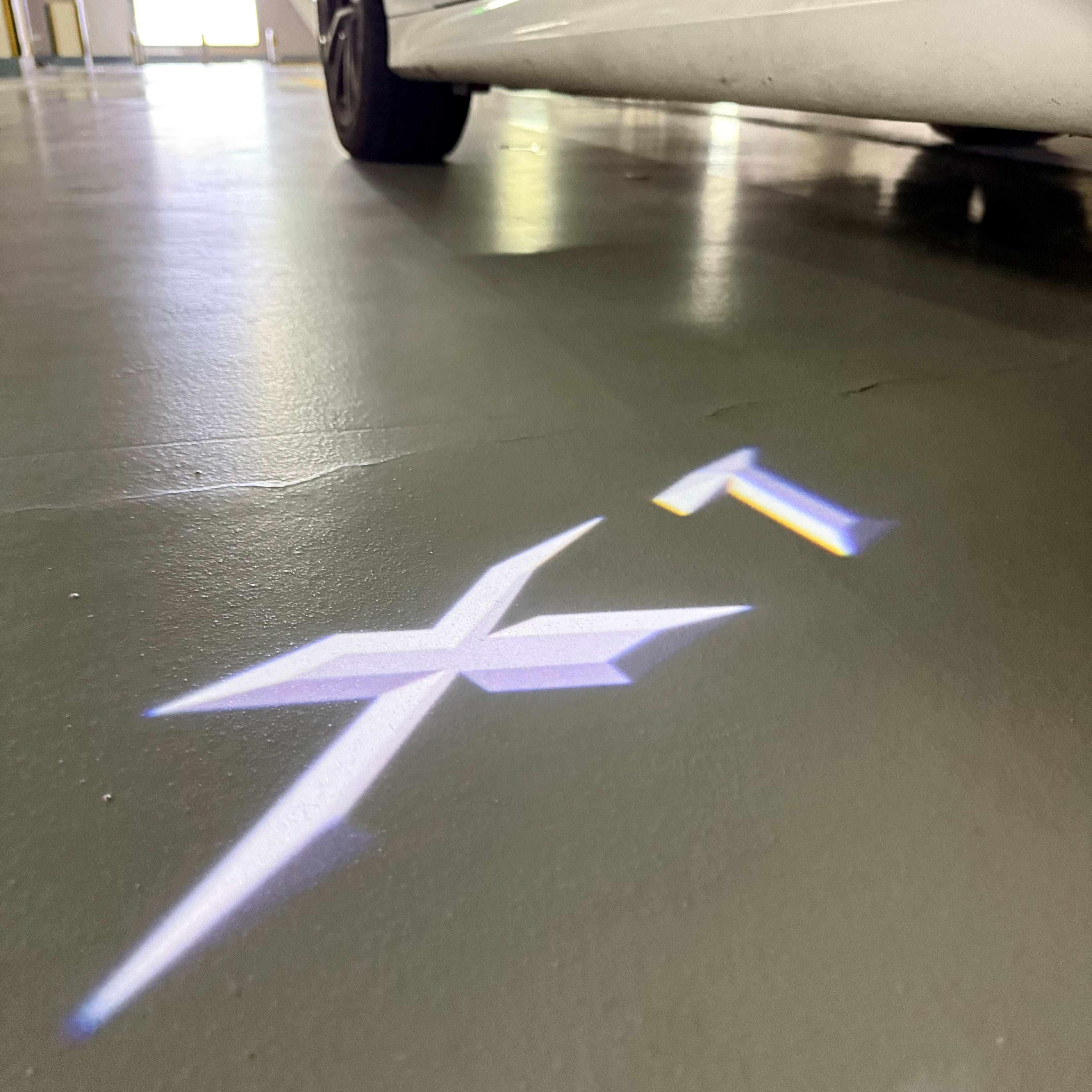 LUCES DE PROYECTOR DEL LOGOTIPO BMW M3 Nr.24 (cantidad 1 = 1 juegos / 2 luces de puerta)