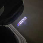 LUCES DE PROYECTOR DEL LOGOTIPO BMW M3 Nr.24 (cantidad 1 = 1 juegos / 2 luces de puerta)