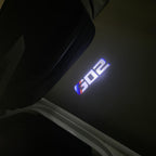 LUCES DE PROYECTOR DEL LOGOTIPO BMW M3 Nr.24 (cantidad 1 = 1 juegos / 2 luces de puerta)