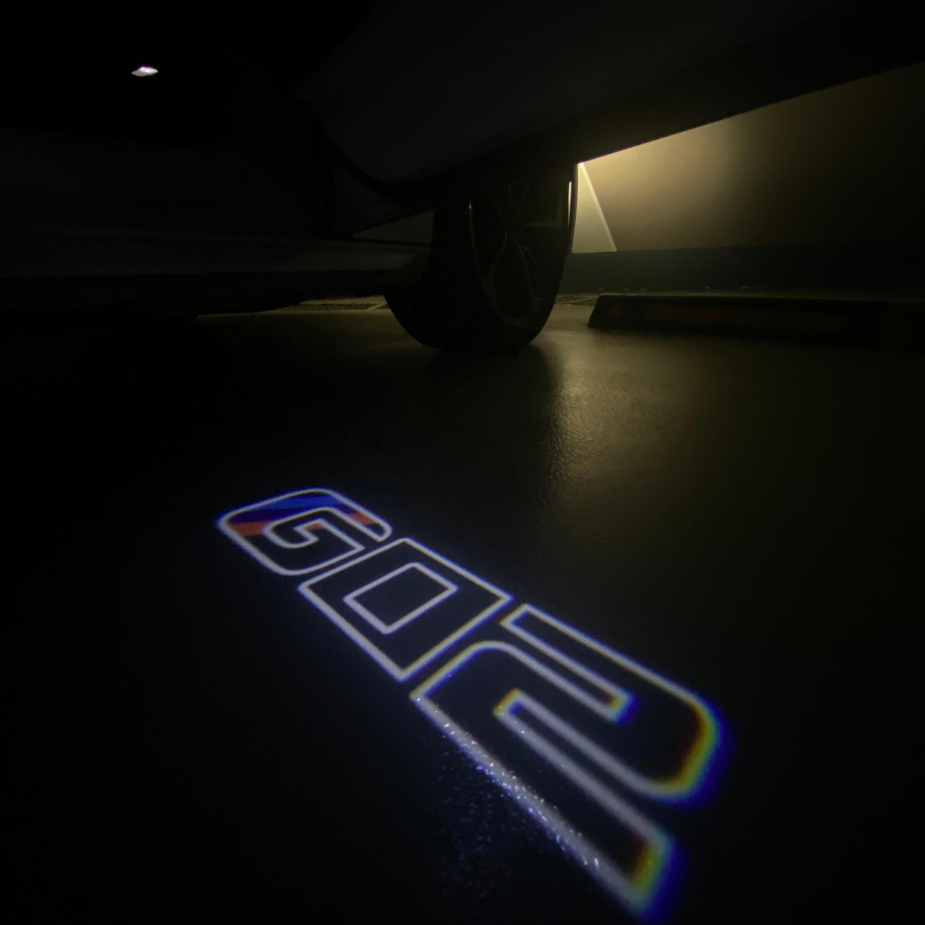 BMW M3 LOGO PROJECTOT LIGHTS Nr.24 (Menge 1 = 1 Sets/2 Türleuchten)