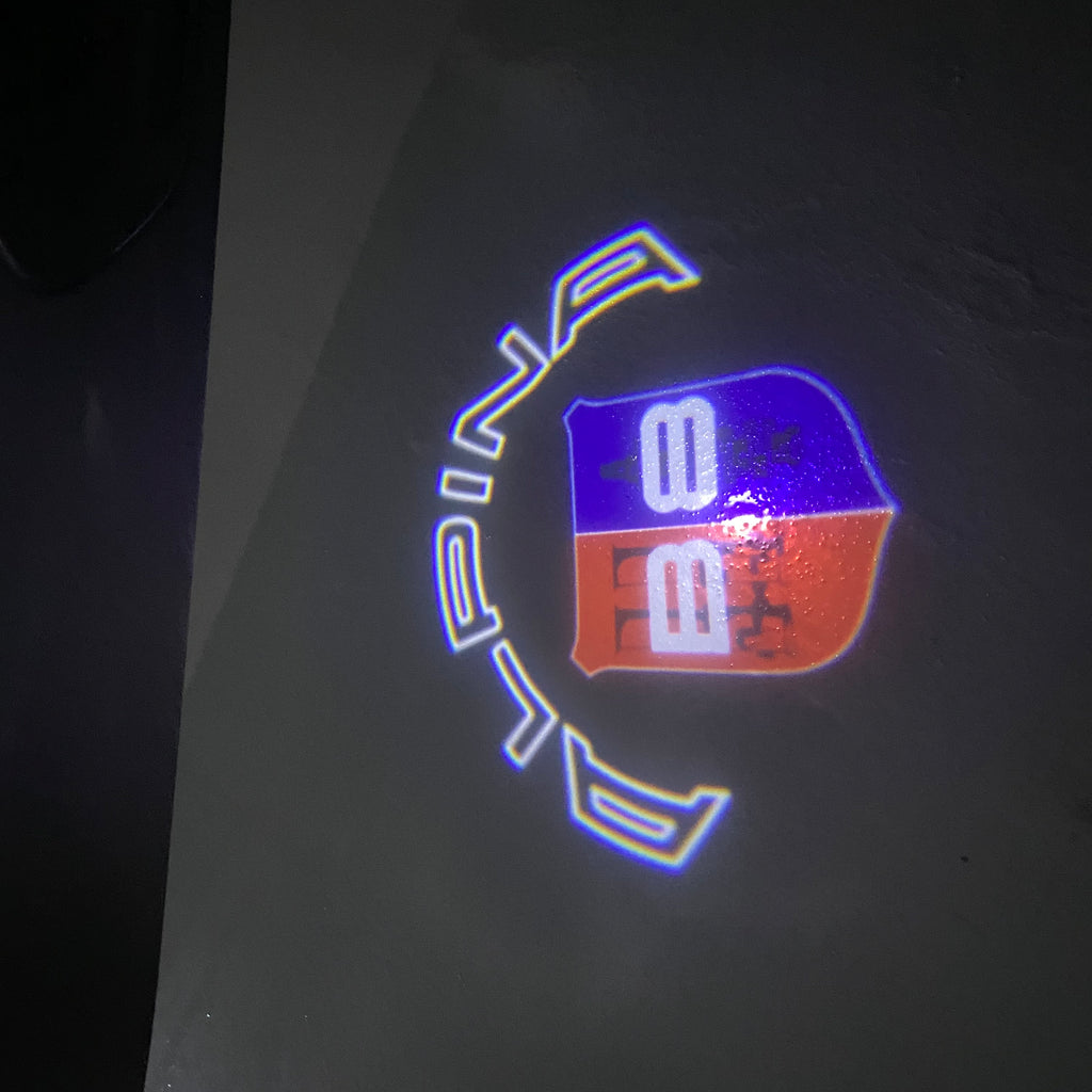 BMW LOGO PROJECTOT LIGHTS Nr.07 (cantidad 1 = 1 juego/2 luces de puerta)