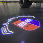 BMW LOGO PROJECTOT LIGHTS Nr.07 (cantidad 1 = 1 juego/2 luces de puerta)
