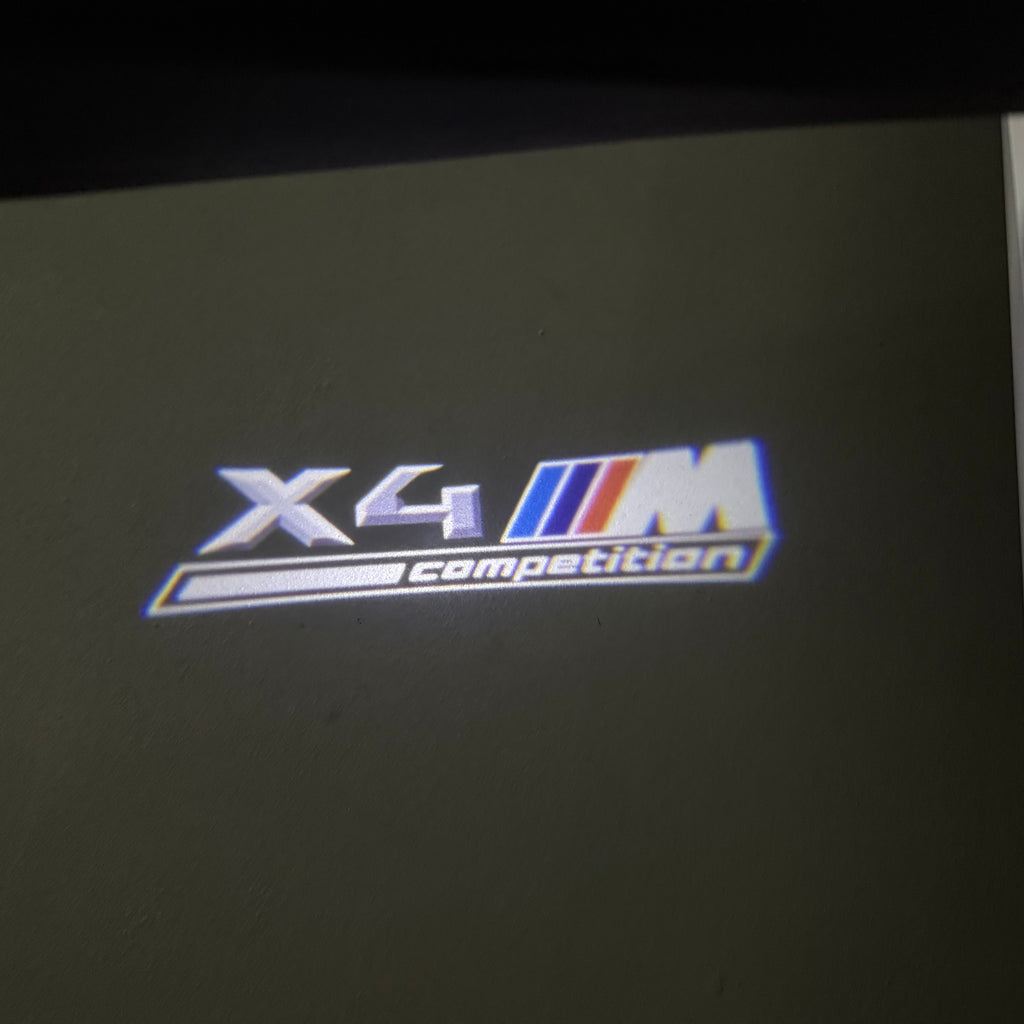 ÉCLAIRAGE DE PROJECTEUR BMW M3 LOGO Nr.24 (quantité 1 = 1 jeux / 2 feux de porte)
