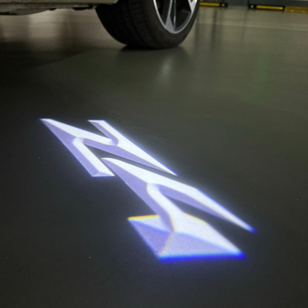LUCES DE PROYECTOR DEL LOGOTIPO BMW M3 Nr.24 (cantidad 1 = 1 juegos / 2 luces de puerta)