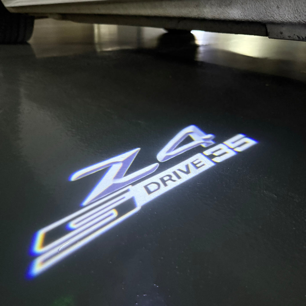 ÉCLAIRAGE DE PROJECTEUR BMW M3 LOGO Nr.24 (quantité 1 = 1 jeux / 2 feux de porte)