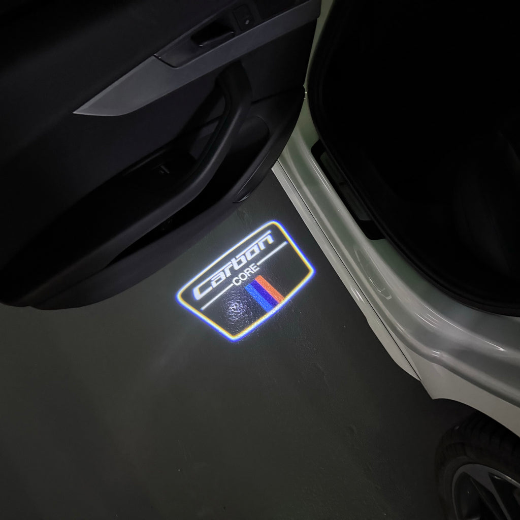 LUCES DE PROYECTOR DEL LOGOTIPO BMW M3 Nr.24 (cantidad 1 = 1 juegos / 2 luces de puerta)